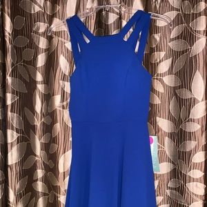 blue homecoming/formal dress